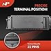A-Premium Heater Climate Control Panel Module Compatible with Chevrolet Corvette 1997-2004 - with Rear Defrost