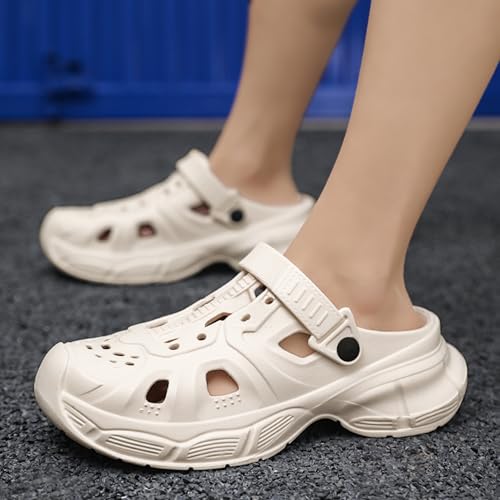 Image of Kraasa The Cyberpunk Extra Soft Men's Casual Sports Clogs /Sandals with Adjustable Back Strap for Adult | Men's Lightweight Anti Skid| Waterproof & Everyday Use Mules for Gents /Boys