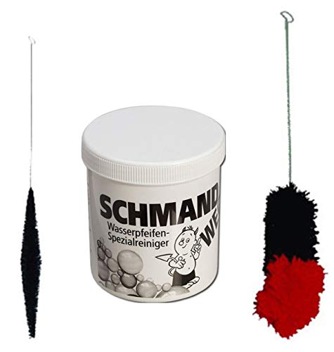 Bürsten Reinigung Komplett Set für Bong Shisha Wasserpfeifen Schmand Weg! Reinigung