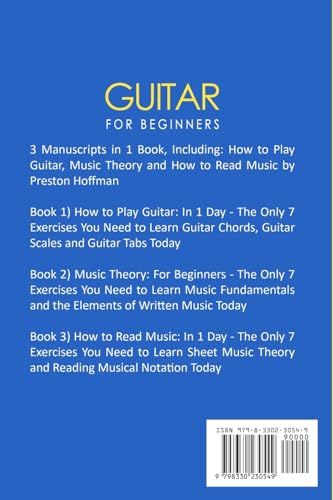 Guitar for Beginners: Bundle - The Only 3 Books You Need to Learn Guitar Lessons for Beginners, Guit