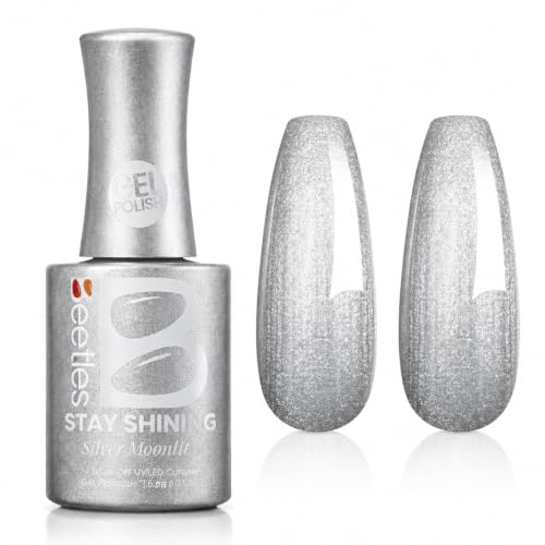 Beetles Sliver Gel Nail Polish, 15ml Shimmer Gel