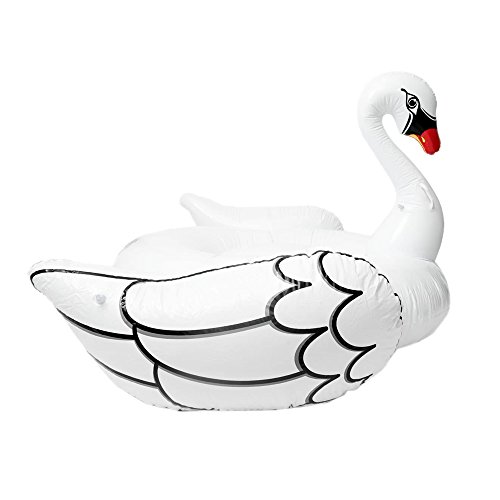 Wembley Men's Wembley Fun Summer Large Pool Floats,Swan,One Size