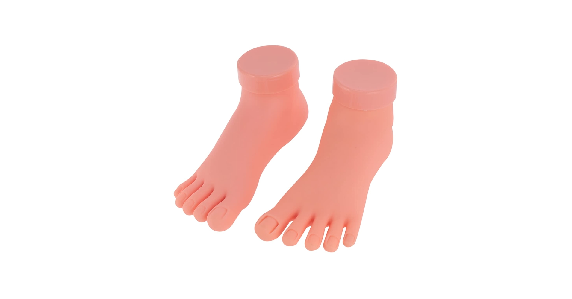 インテリア模型 足 両足タイプ（美術デッサン用/ネイル練習用） Amazon | Vnmcryシリコン足模型 女モデル人形 4色リアル足