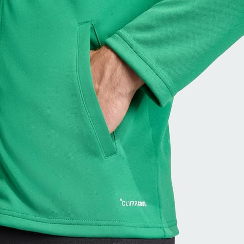 Chaqueta de chándal cortavientos para evitar el frío en los calentamientos de fútbol 4