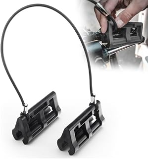 4 Inch Outboard Motor Steering Lock, Hydraulic Stabilizer for Trailering, Motor Transport Security, ABS Material