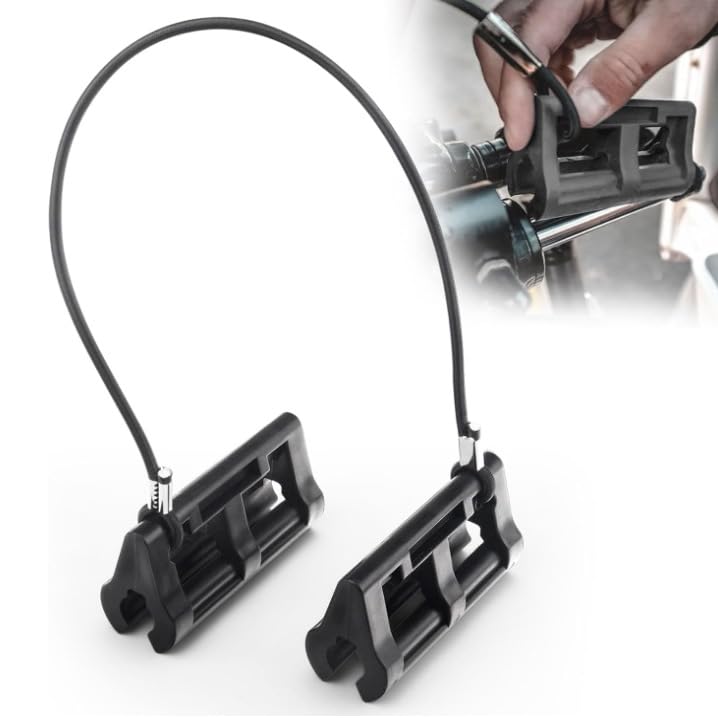 4 Inch Outboard Motor Steering, Hydraulic Stabilizer for Trailering, Motor Transport Security, ABS Material
