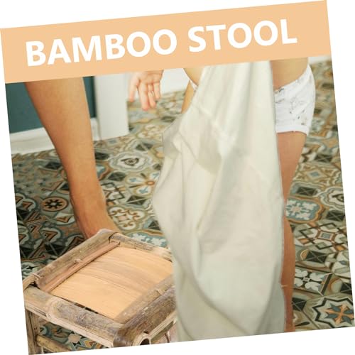 Tabouret en bambou stable et léger avec structure polyvalente mini - 6