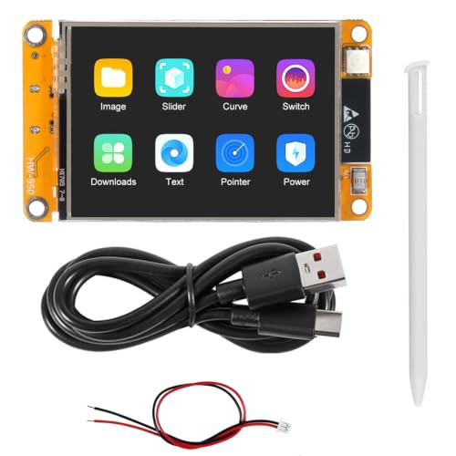 2.4″ inch ESP32 Display ESP32 Development Board ESP32-2432S028R WiFi Bluetooth Resistive Touch Screen 240X320 Smart Display TFT LCD Module ILI9341 Driver for IoT Projects