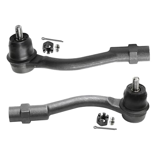 Image of Detroit Axle - Front Struts Tie Rods for 2012 2013 Kia Soul, 2 Struts and Coil Spring Assembly Inner 4 Outer Tie Rod Ends Replacement Suspension Kit