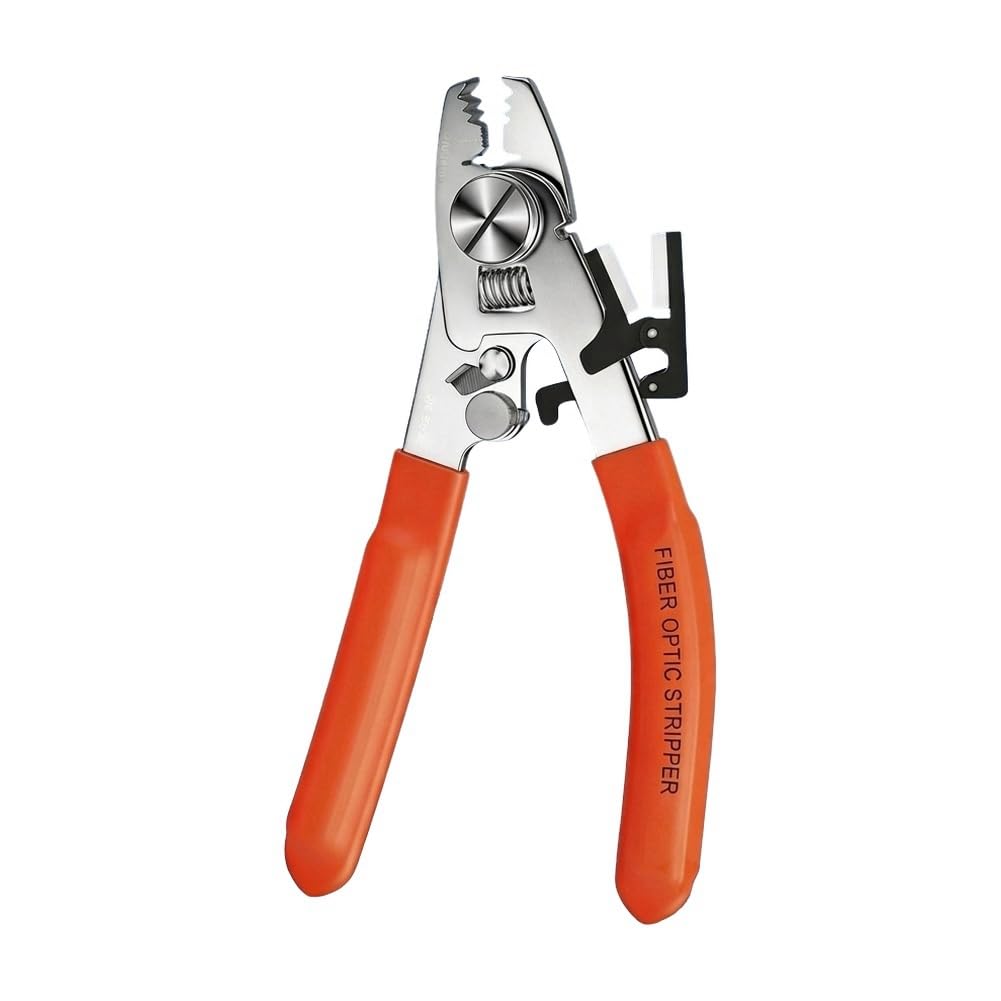 Aundhegrtt As Shown Fiber Optic Tools 7 In 1 Fiber Stripper Stainless Steel Cable Stripper Wire Strippers For Ftth