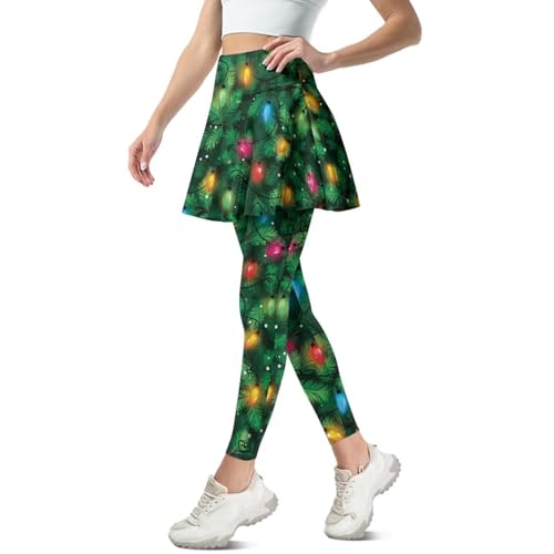 Athletics Skirts with Leggings Pickleball Pants for Women Skirted Leggings with Pockets Athletic Skirts Leggings2