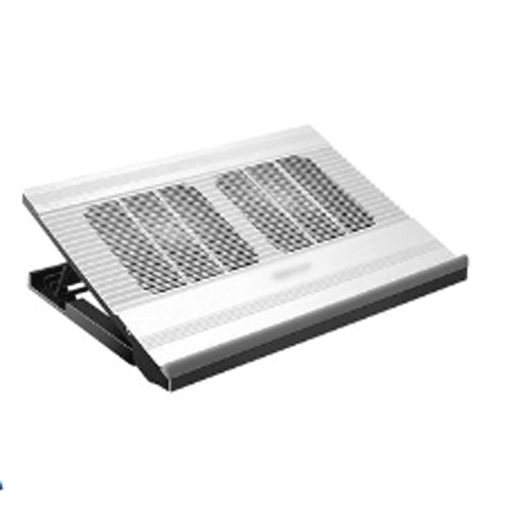 Laptop Cooling Pad, LED Lüfter, Vierwege, LCD Display Controller, Netzteil, Bis zu 17, Anti Rutsch Matte, Schwarzes Gitter