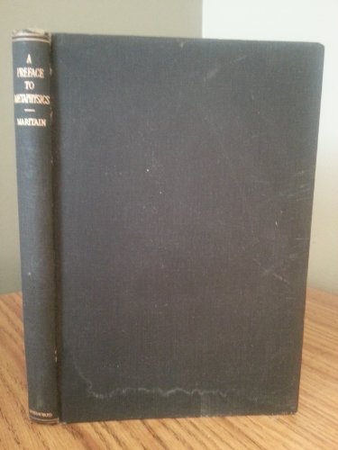 A Preface to Metaphysics: Seven Lectures on Being B0008573VQ Book Cover