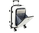 Mala de Viagem de Bordo com Cadeado TSA Polo King (Branco)