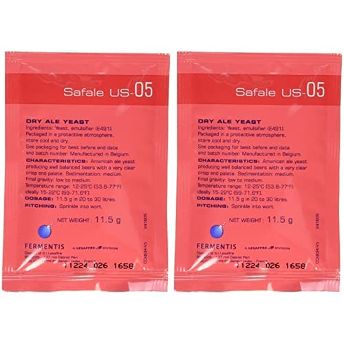 Safale US-05 (0.41 oz) (paquete de 2)