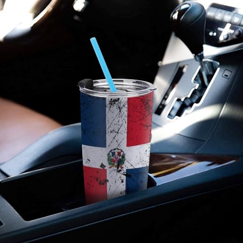 Portavasos para carro 4 piezas estilo Bandera Dominicana miniatura 7