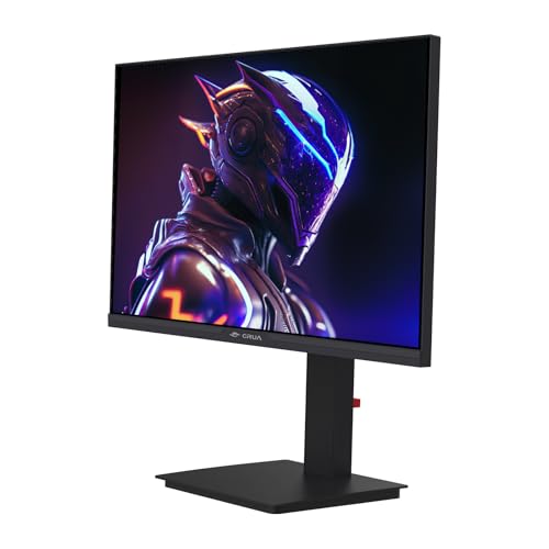 CRUA 24.5Inch Gaming Monitor 165Hz/180Hz, FHD(1920x1080P) 120% sRGB Computer Monitor, Height/Pivot/Swivel/Tilt Adjustable Vertical Monitor, Support FreeSync, DP,HDMI, Wall Mount (75mmX75mm) by CRUA - Image 2