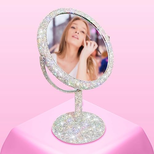 Espejo de Maquillaje TISHAA Redondo con 2X Aumento miniatura 2