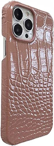 Coque antichoc iPhone 13 Pro cuir crocodile évite les rayures