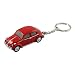 Volkswagen VW Classic Beetle Keychain Keylight Flashlight - Red