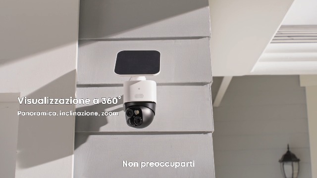 eufy Security SoloCam S340 3K telecamera pannello solare