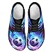 Chririnla Lighting Soccer Men's Running Shoes Minimalist Cross-Trainer Shoe Slip-On Dressy Sneakers for Teen Boys Comfortable Fashion Lace-up Athletic Sneaker