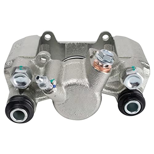 Image of TRQ Rear Brake Pad and Rotor Set Ceramic Rotors Calipers