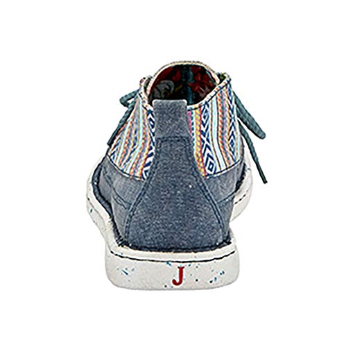 Justin Boots Womens Breezy Southwest Moc Toe Chukka Casual Boots Ankle - Blue - Size 11 B3