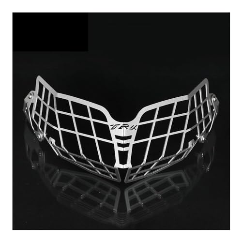 Grille phare moto en argent pour Benelli TRK 502 X protection de calandre