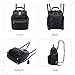 OLD TREND Genuine Leather Backpack Purse for Women Casual Daypack Small Business Casual Fashion Backpack for Women (Black)