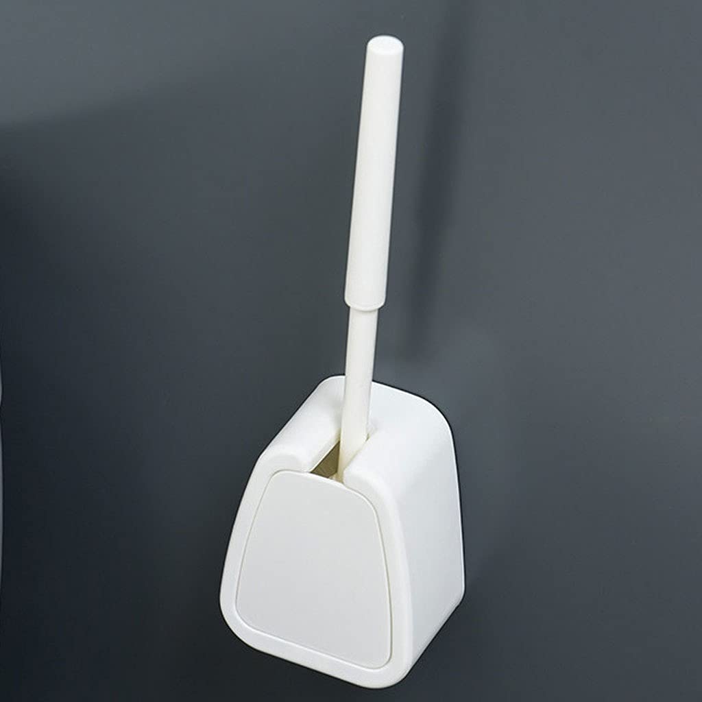 Escobilla Baño/Escobilla y Portaescobillas de Baño Escobillero de pared con mango largo, escobilla de baño, diseño minimalista moderno, escobilla de baño, limpieza del hogar, juego de escobillas de ba