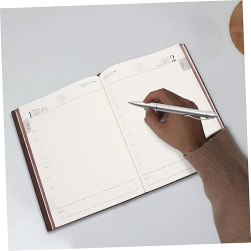 Planificador diario de piel sintética para organizar horarios sin caos 7