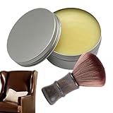 Genérico Crème nettoyante en Y pour le bois avec brosse pour la maison, le canapé, la veste, les bottes, les chaussures et le sac