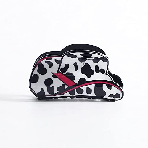 Weisha Hair Claw 1Pc Western Cowboy Hat Cowboy Boots Shape Hair Claw Clip Acrylic Hair Grab Clip Geometric Shark Clip Fashion Hair Accessories(E) #TOP3