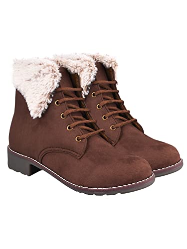 Image of TRYME Comfortable Fashionable Stylish Shoort Casual Boots for Women's and Girls