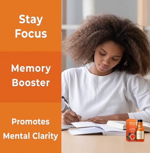 Focus Roll On Essential Oil Concentration Memory Attention Orange Ginger Patchouli Functional Aromatherapy Stick Self Care Study Gift Stocking Stuffer - Image 4