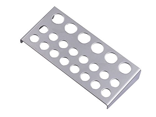Generic 22 Holes PRO Large Small Tattoo Ink Cap Cup Stand Holder Supply Stainless Steel