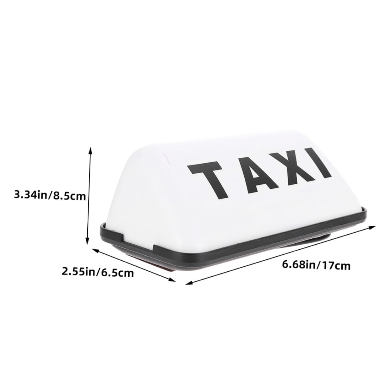 Cabilock 12V LED Taxi Roof Sign Light High Brightness Car Top Indicator Lamp for All Models Weather Resistant Taxi Light with Prominent Lettering for Easy Visibility