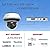 4K 8MP Mini PTZ Dome PoE IP Camera Outdoor Pan Tilt 5X Optical Zoom, 2.7-13.5mm Motorized Varifocal Lens, H.265, Ceiling/Wall Mounting, Compatible with Uniview NVR, NDAA
