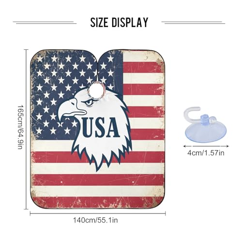 Capa de barbero impermeable para hombre Kigai América miniatura 3
