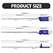 200 Plastic Security Seals Secure Anti-Tamper Fire Extinguisher Tags Numbered Zip Ties Inspection Tags Breakable Label Tags Pull Tite Safey Tags for First Aid Kits, Clothes,Bags (Blue)