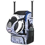 VBK Bolsa de sóftbol para niñas, equipo de sóftbol con compartimento para zapatos y pelota