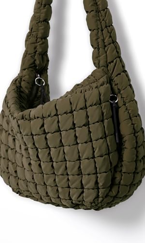 ODODOS Quilted Carryall Tote Bag for Women Crossbody Large Hobo Lightweight Padding Shoulder Bag4
