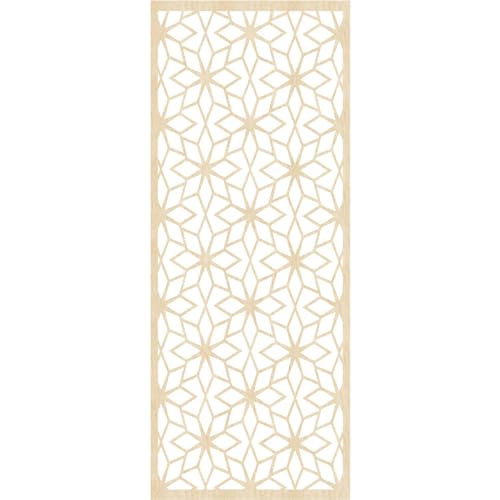 Image of Lake Decorative Pierced Fretwork Wood Wall Panels, 31 3 /8 inchW x 79 3 /8 inchH x 3 /8 inchT, Birch