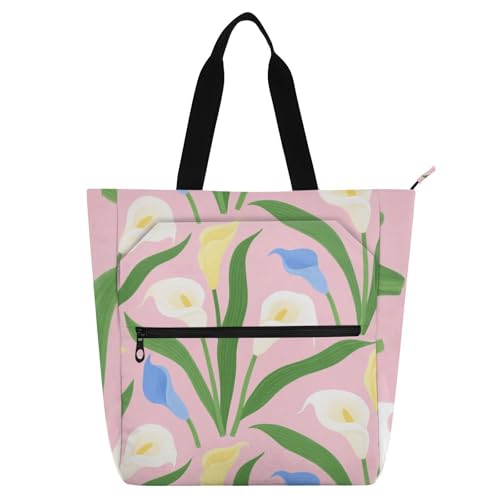 Sac fourre-tout artistique fleurs de lys idée cadeau enseignant originale