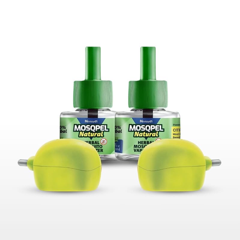 Mosqpel (2 x 45ml Vaporizer 2 Machine) Eucalyptus Oil based Tulsi Natural Mosquito Repellent Vaporizer Refill |Plant-Safe & Natural Tulsi |Fits most Machines | Herbal & Organic | Safe For All (B0DHH6KWBJ) Amazon Price History, Amazon Price Tracker