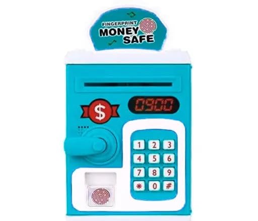 Toymonk Money Safe ATM for Kids Add A Money with Safty Lock (Blue) (B0D669GCPG) Amazon Price History, Amazon Price Tracker
