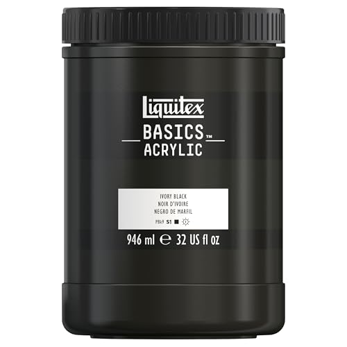 Liquitex Basics Acrylic Paint 946ml Ivory Black