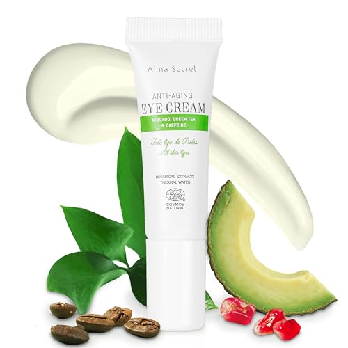 ALMA SECRET | Contorno de Ojos Antiedad con Aguacate, Té Verde y