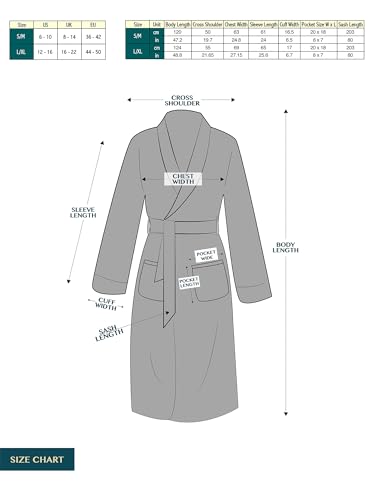Image of PAVILIA Women's Plush Fleece Robe, Soft Cozy Long Bathrobe with Satin Waffle Trim, Warm Lightweight, Pockets & Tie Belt